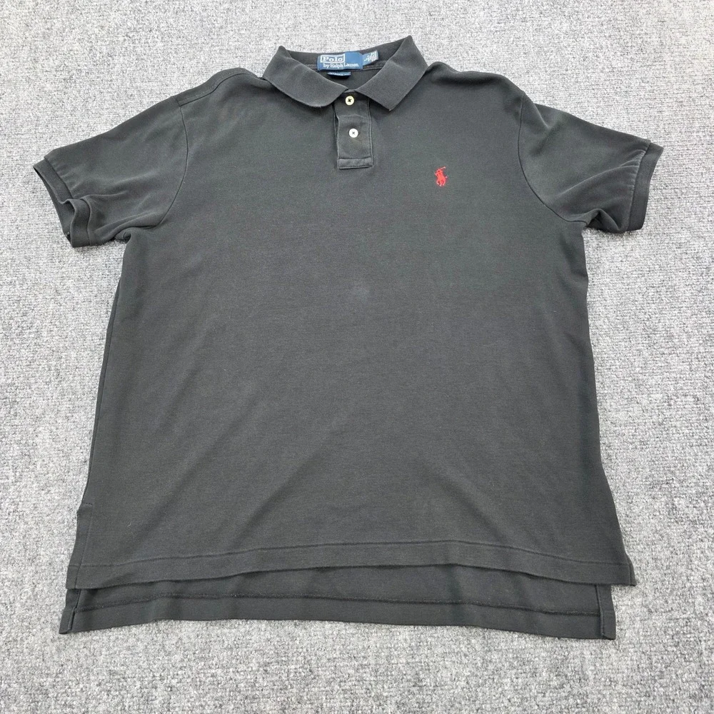 Polo Ralph‎ Lauren Custom Fit Polo Shirt Men's Large Red Pony Logo